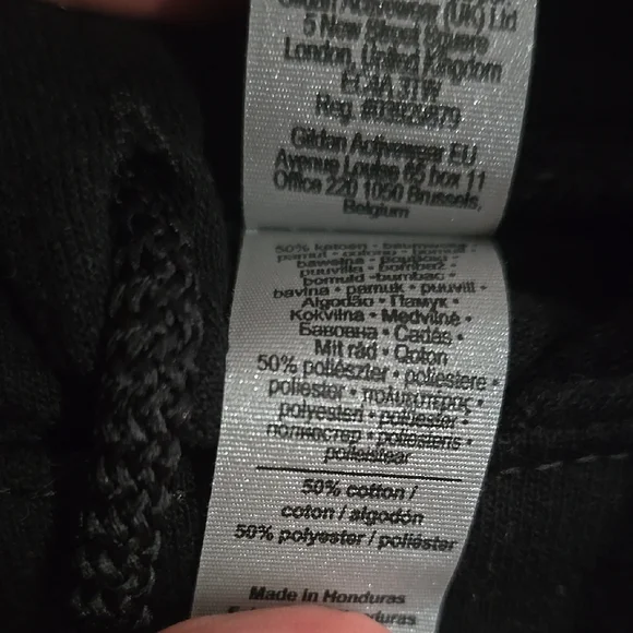 Gildan Heavy Blend Black Hoodie - Picture 3 of 6